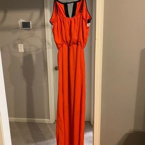 Coral Maxi dress